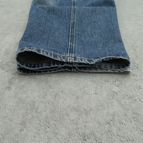 Chams Jeans Mens Size 38x31 Blue Relaxed Fit Denim Pants Stone Wash Medium - Picture 8 of 14